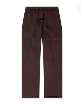 Fear of God ESSENTIALS Plum Uncuffed Sweatpants NWT Large